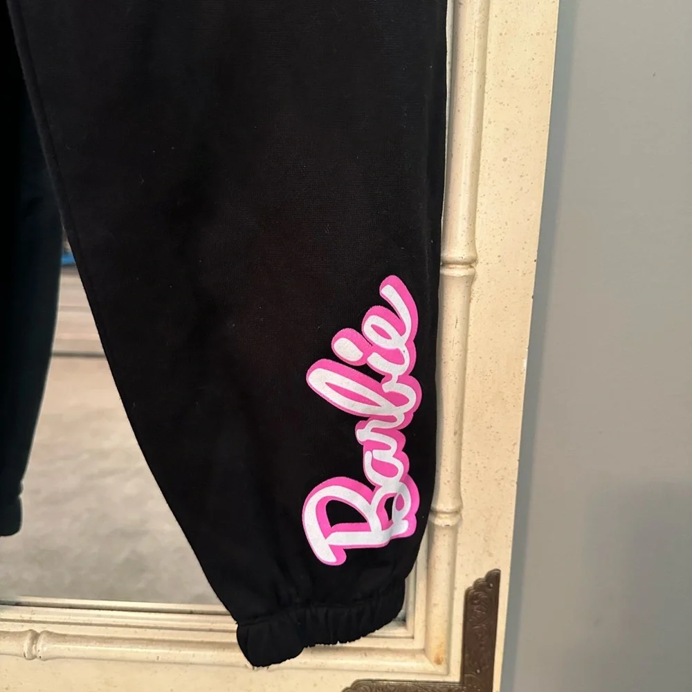 Girls Barbie Sweatpants/Joggers XL-14/16 (or fit women’s smalll) - Picture 3 of 6